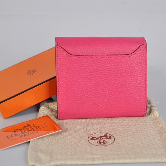 Cheap Fake Hermes Constance Wallets Togo Leather A608 Peach - Click Image to Close